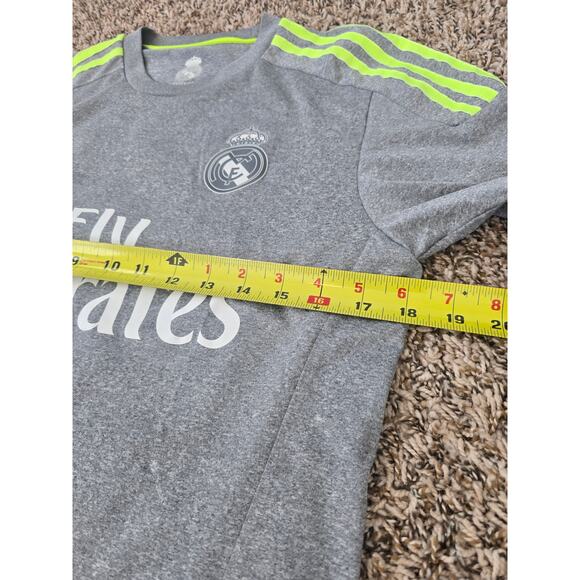 Adidas Real Madrid 2015 James #10 Jersey Gray Climalite Soccer Shirt LFP Men’s S - Picture 12 of 12